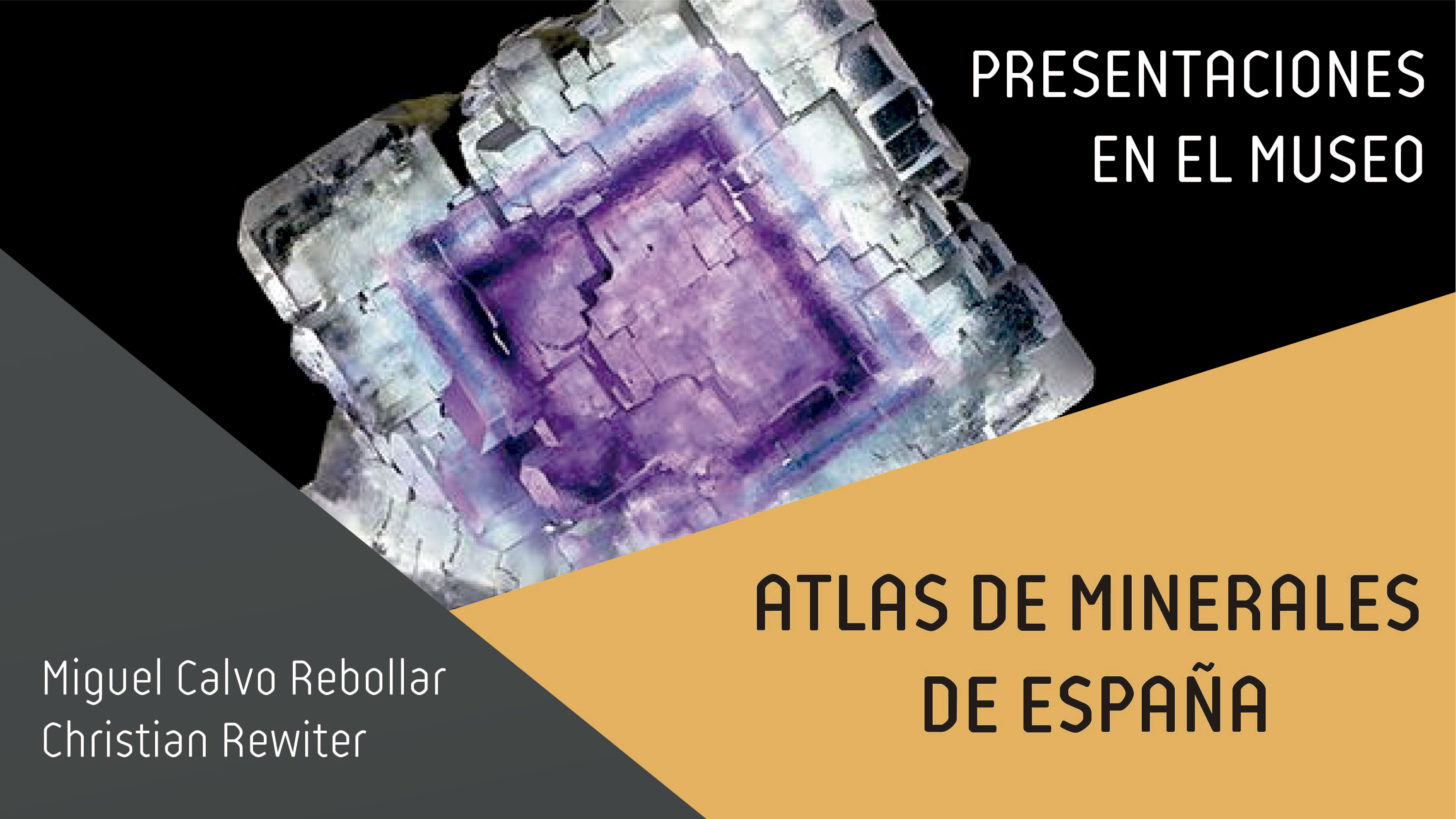 Atlas de minerales de España, próxima presentación en el MCNUZ