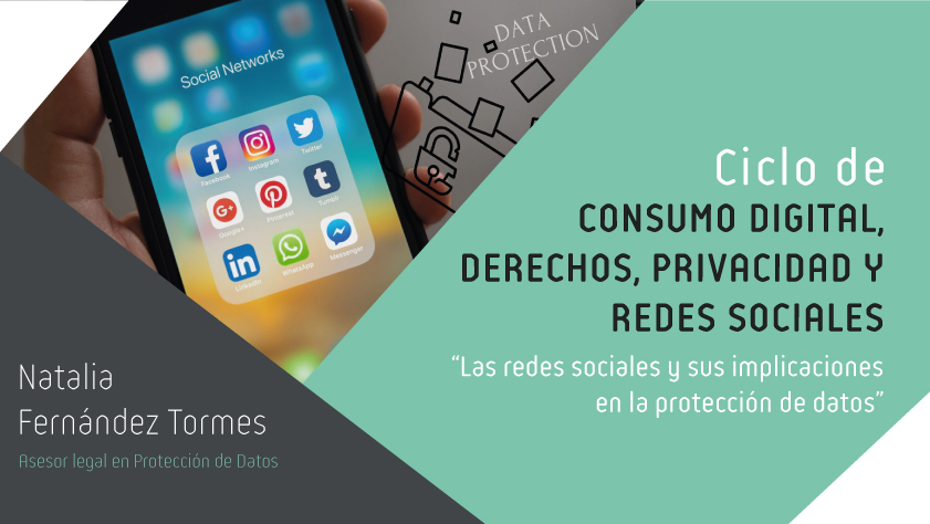 Comenzamos nuevo ciclo “Consumo digital, derechos, privacidad y redes sociales” con la charla “Las redes sociales y sus implicaciones en protección de datos”